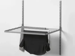 Metall-Kleiderständer 80 cm x 40 cm Silber