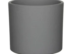Mica Decorations Übertopf Era Ø 17,5 cm x 14,5 cm Grau matt