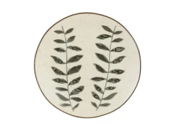 Mica Decorations Doran Frühstücksteller Schwarz H 2 cm x Ø 20,5cm