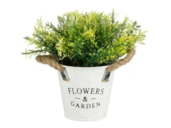 Mica Kunstpflanze Rosmarin in Topf 20 cm x Ø 15 cm Grün
