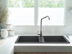 Miló Einbauspüle Granitverbundstoff Blissano 76 Graphit