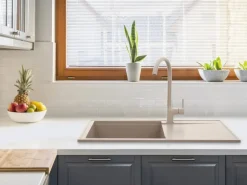 Miló Einbauspüle Granitverbundstoff Palladio 86 Sand