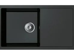 Miló Einbauspüle Granitverbundstoff Blissano 76 Schwarz
