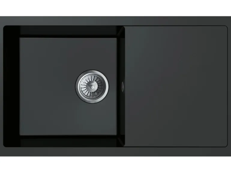 Miló Einbauspüle Granitverbundstoff Blissano 76 Schwarz