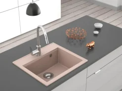 Miló Einbauspüle Granitverbundstoff Luxuria 56 Sand