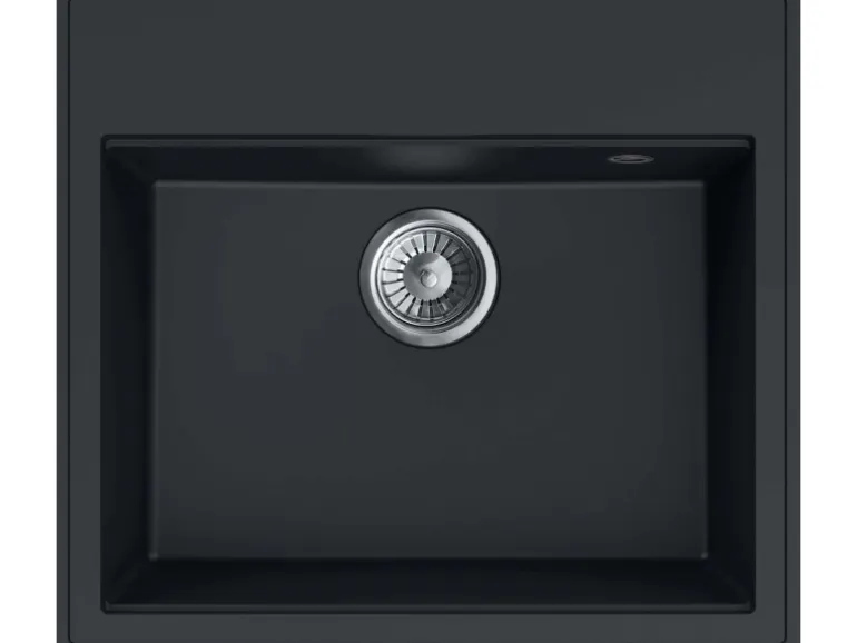 Miló Einbauspüle Granitverbundstoff Luxuria 56 Schwarz