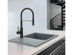 Miló Einbauspüle Granitverbundstoff Luxuria 65 Grau