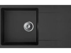 Miló Einbauspüle Granitverbundstoff Pukka 76 Graphit-Grau