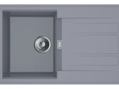 Miló Einbauspüle Granitverbundstoff Piatto 78 Grau