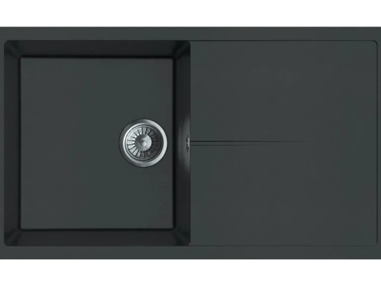 Miló Einbauspüle Granitverbundstoff Adore 86 Lava-Anthrazit