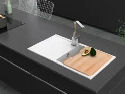 Miló Schneidebrett für die Spüle Buchenholz Natur