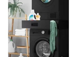 ML-Design Verbindungsrahmen für Waschmaschine mit Ausziehbarer Schublade Stahl