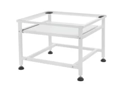 ML-Design Waschmaschinen-Untergestell Ausziehbarer Ablage Weiß 62,5x53,5x45 cm