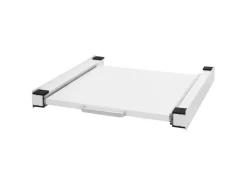 ML-Design Zwischenbaurahmen mit Ausziehplatte 60x60 cm Weiß für Waschmaschine