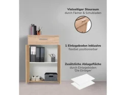 mokebo Midischrank in Braun Der Praktische Mehrzweckschrank oder Aufbewahrungsschrank