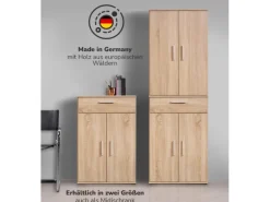 mokebo Midischrank in Braun Der Praktische Mehrzweckschrank oder Aufbewahrungsschrank