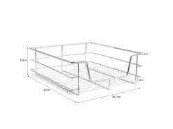 Monstershop 6 x Ausziehbare Küchenschublade Für 50cm Breite Schränke