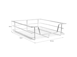 Monstershop 2 x Ausziehbare Küchenschublade  Für 60cm Breite Schränke