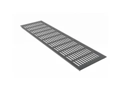 MS Beschläge Alu-Gitter 150 x 1000 mm Anthrazit RAL 7016 Luftzirkulation