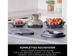 Ninja Glas-Heißluftfritteuse FN101EUST CRISPi 4-in-1