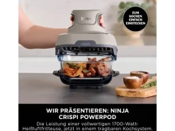 Ninja Glas-Heißluftfritteuse FN101EUST CRISPi 4-in-1