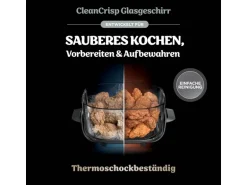 Ninja Glas-Heißluftfritteuse FN101EUST CRISPi 4-in-1