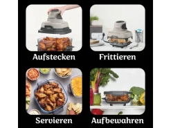 Ninja Glas-Heißluftfritteuse FN101EUST CRISPi 4-in-1