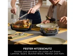 Ninja Glas-Heißluftfritteuse FN101EUST CRISPi 4-in-1