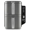 Ninja Heißluftfritteuse Double Stack XL SL400EU m. 2 Ebenen 9,5 l Grau