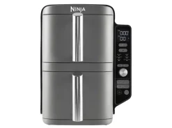 Ninja Heißluftfritteuse Double Stack XL SL400EU m. 2 Ebenen 9,5 l Grau