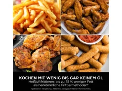 Ninja Heißluftfritteuse Double Stack XL SL400EU m. 2 Ebenen 9,5 l Grau