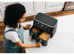 Ninja Heißluftfritteuse Foodi Max AF400EU Dual Zone Schwarz