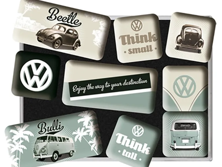 Nostalgic-Art Magnet-Set VW Think Tall & Small