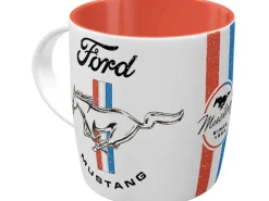 Nostalgic-Art Tasse Ford Mustang Horse & Stripes Logo