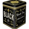 Nostalgic-Art Teedose Black Tea 9,5 x 7,5 x 7,5 cm Schwarz
