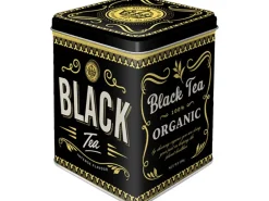 Nostalgic-Art Teedose Black Tea 9,5 x 7,5 x 7,5 cm Schwarz