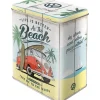 Nostalgic-Art Vorratsdose VW Bulli - Beach L 10 cm x 14 cm x 20 cm