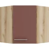OPTIFIT Bari407 Küchen-Eckoberschrank 60 x 60 cm Rostrot