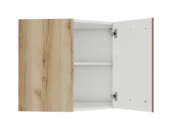 OPTIFIT Bari407 Küchen-Eckoberschrank 60 x 60 cm Rostrot