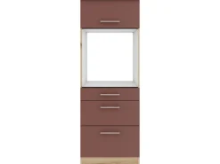 OPTIFIT Bari407 Küchen-Geräteumbauschrank 60 cm Rostrot