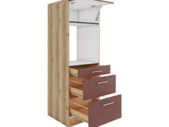 OPTIFIT Bari407 Küchen-Geräteumbauschrank 60 cm Rostrot