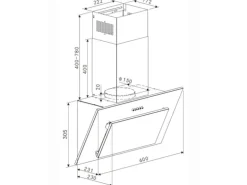 OPTIFIT Bari407/Livorno290 Küchenzeile 210 cm Rostrot / Wildeiche Nachbildung