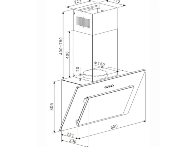 OPTIFIT Bari407/Livorno290 Küchenzeile 270 cm Rostrot / Wildeiche Nachbildung