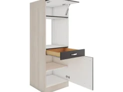 OPTIFIT Faro220 Küchen-Geräteumbauschrank 60 cm Anthrazit