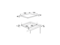 OPTIFIT Faro220 Küchenzeile 270 cm Anthrazit