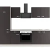 OPTIFIT Faro220 Küchenzeile 270 cm ohne E-Geräte Anthrazit