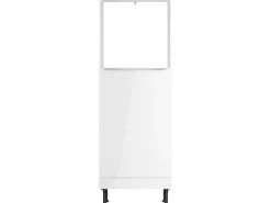 Optifit Küchen-Midischrank für Backofen und Kühlschrank Arvid986 60 cm Weiß