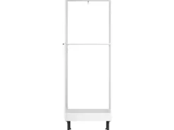Optifit Küchen-Midischrank für Backofen und Kühlschrank Arvid986 60 cm Weiß