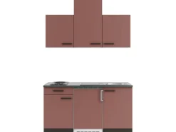 OPTIFIT Nizza407 Miniküche 150 cm Rostrot