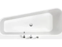 Ottofond Badewannen-Set Pino 155 cm Rechts inkl. Ablaufgarnitur und Armatur